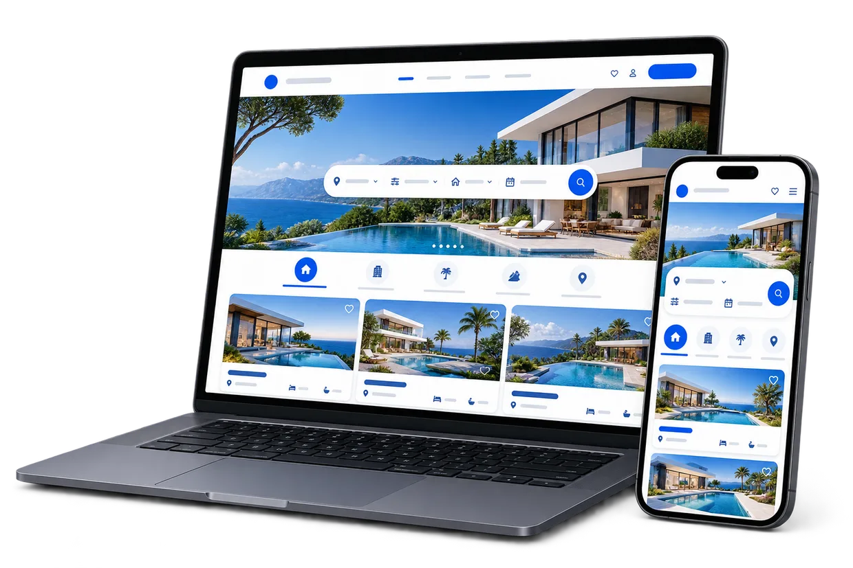 Sitio web público responsive
